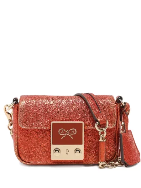 Body Anya Hindmarch din piele portocaliu