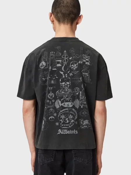 Футболка Allsaints чорна