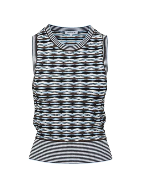 Cropp top Veronica Beard tricotate albastru