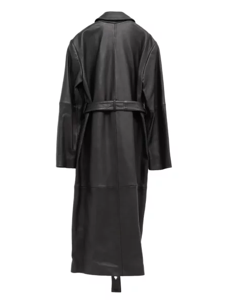 Palton Toteme din piele negru