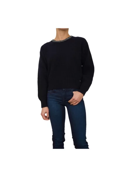 Sweter Liu Jo wełniany niebieski