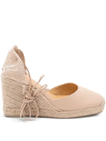 Espadrile Castaner cu model floral cu pană