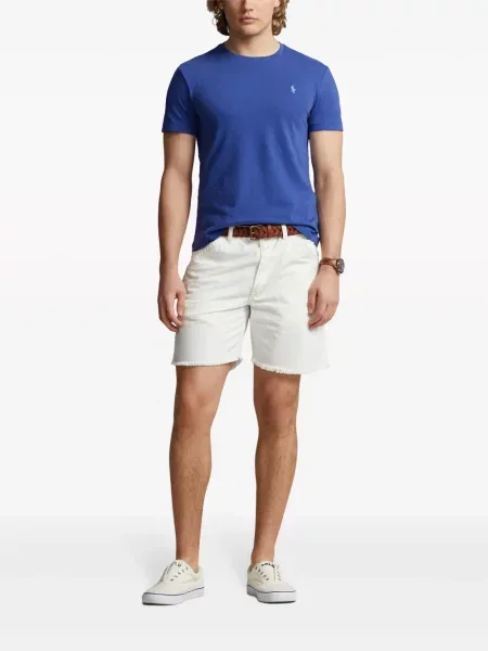 Prugasta polo majica Polo Ralph Lauren puplin s printom zelena