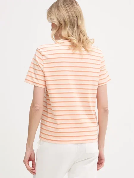 Lacoste T-shirt pomarańczowa