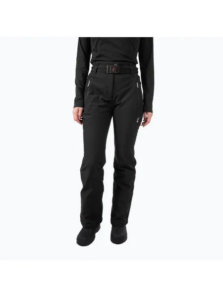 Pantaloni de schi pentru femei Aulp Vizuv Softshell Ski black negru