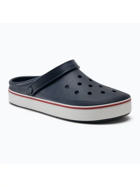 Klapki Crocs Crocband Clean Of Court Clog navy granatowe