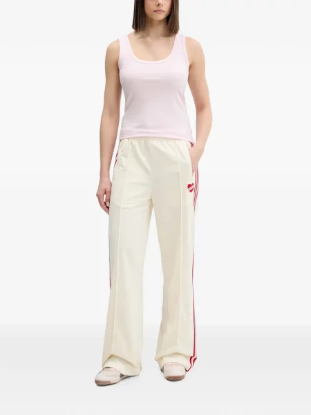 Pantaloni Adidas cu dungi alergare negru