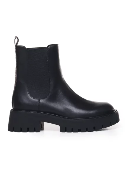 Michael Kors Buty Kobieta 36 EU Skóra Botki skórzane czarny