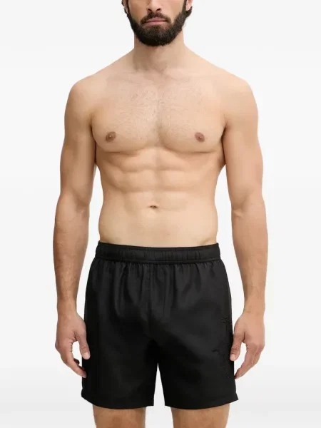 Долнища на бански Trussardi бродирани черно