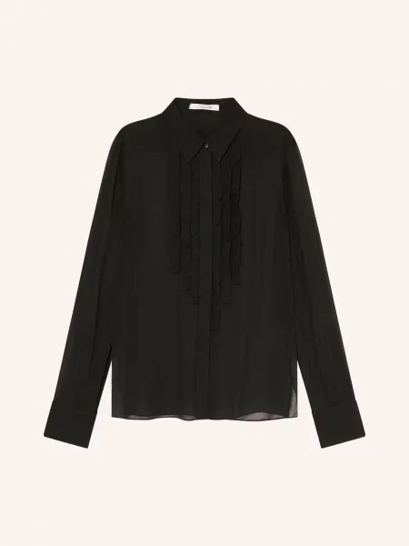 Dorothee Schumacher Košile Sheer Twist černá