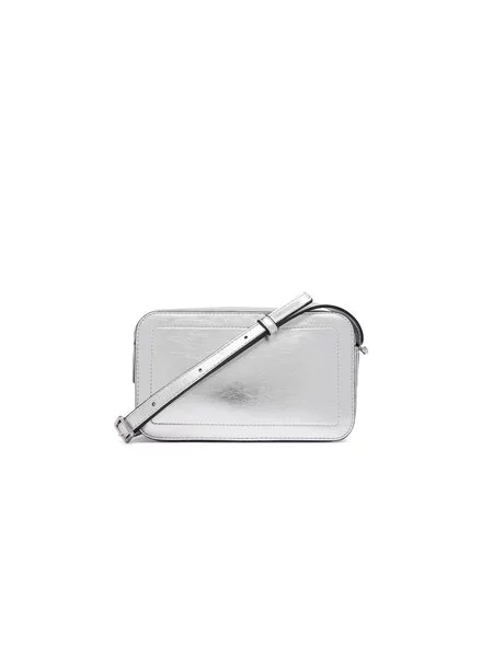 Calvin Klein Rankinė Bold Ck Outline Mtl Camera Bag Sidabrinė