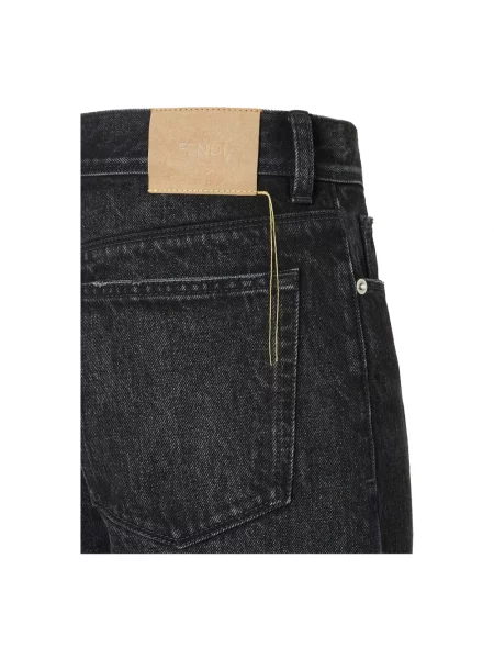 Jeansy Fendi czarne