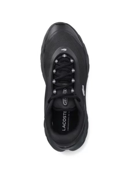 Sneakerși Lacoste plasă chunky negru