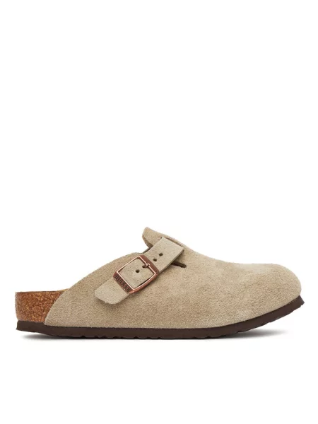 Klapki Birkenstock beżowe