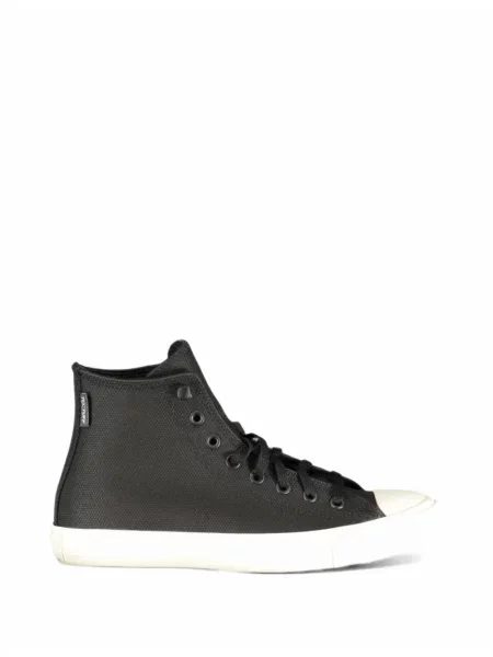Sneakerși Converse din piele negru