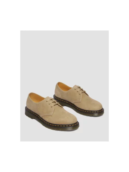 Oksfordy Dr. Martens skórzany beżowy