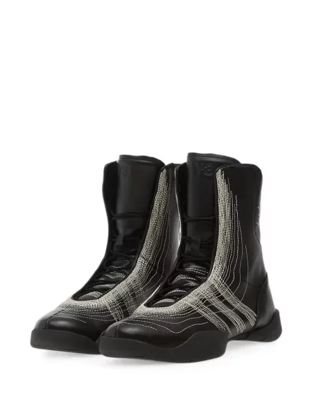 Sneakerși Y-3 cu broderie negru