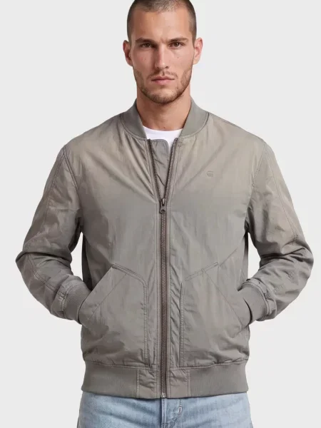 Бомбер G-star Raw сірий