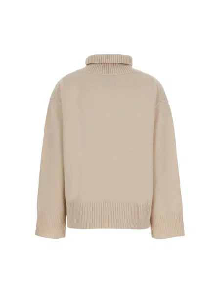 Sweter z golfem Soft Goat z kaszmiru beżowy