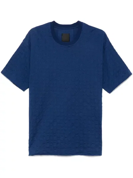 Tricou Givenchy din jacard albastru