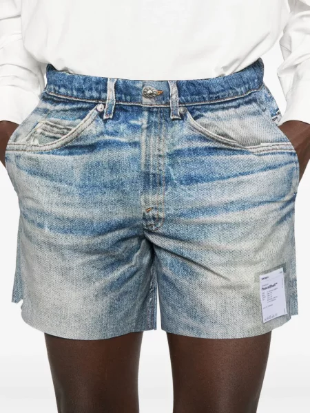 Pantaloni scurți din denim Satisfy albastru