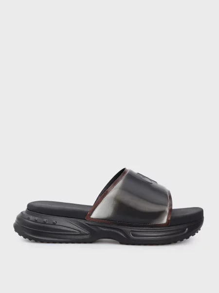 Шлепанцы Calvin Klein Jeans чанки черные