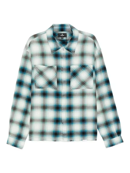 Kostkovaná košile Represent bílá