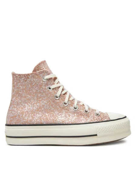 Кеды Converse на платформе розовые