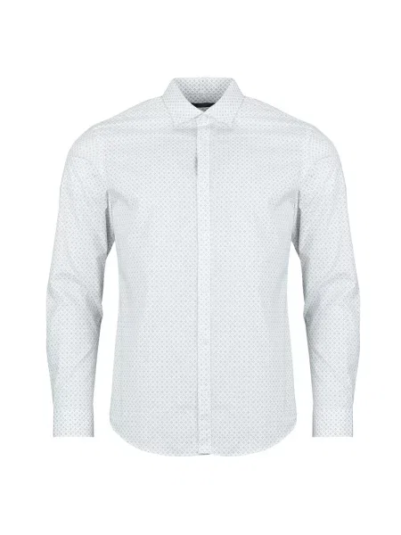 Košulja Jack & Jones s printom bijela