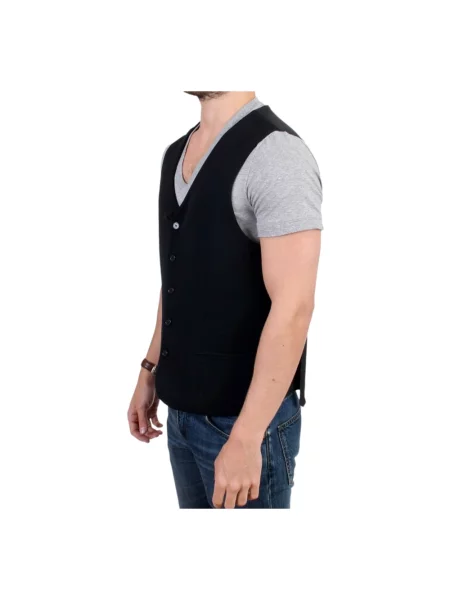 Kamizelka Costume National wełniana casual czarna
