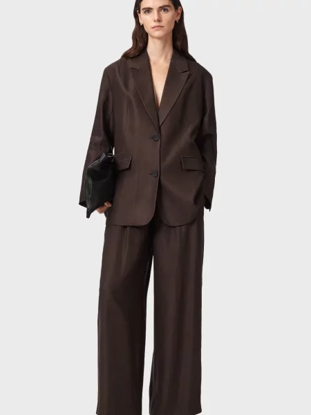 Піджак Allsaints коричневий