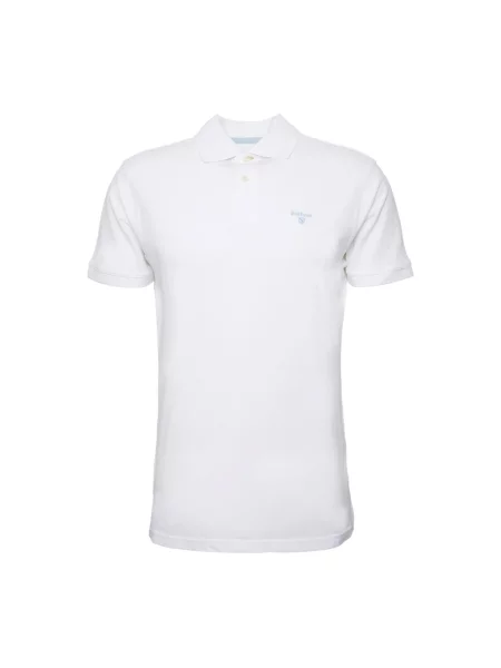 Lekka koszulka polo Barbour biała