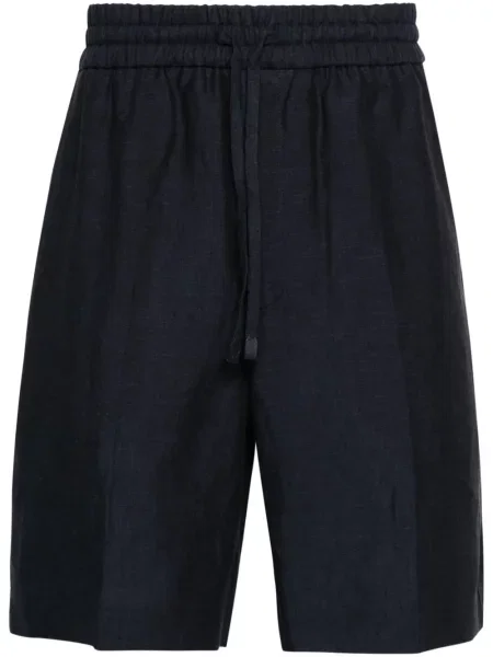 Pantaloni scurți Brioni de in albastru