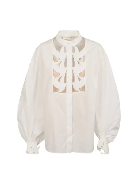 Koszula Zimmermann z naszywkami beżowa