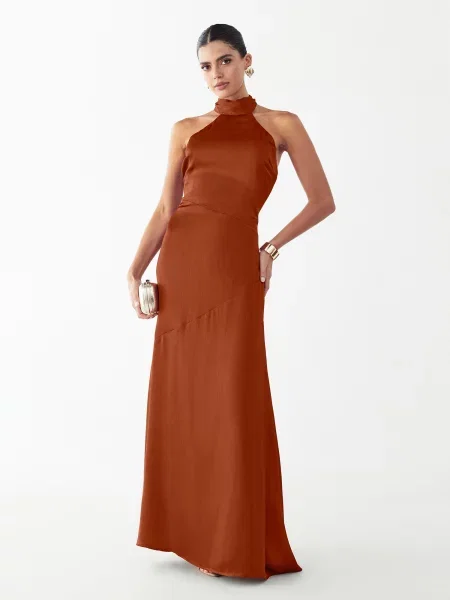 BWLDR Rochie de seară Shaw arămiu