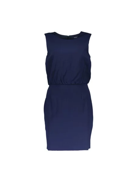 Krótka sukienka mini Gant elegancka niebieska