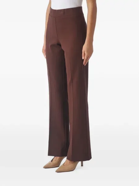 Pantaloni Meimeij evazate maro