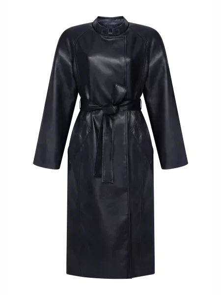 Тренч Estro поліестер/поліуретан чорний