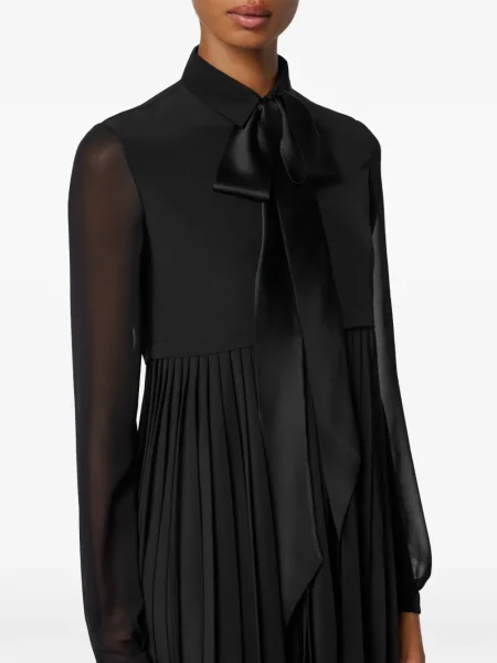 Rochie mini Versace plisată de costum negru