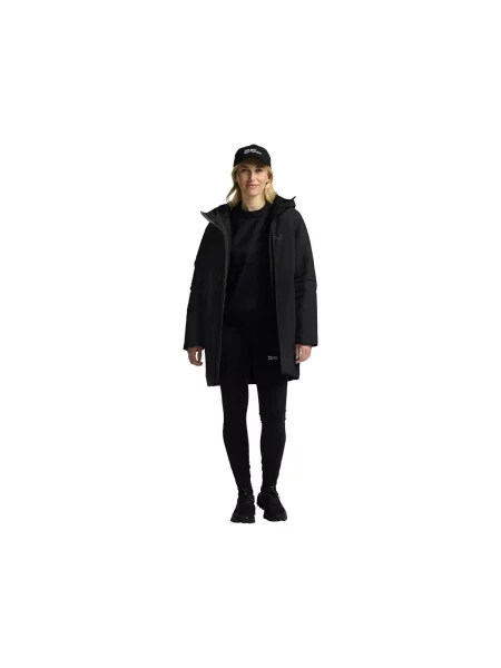Zateplená bunda Jack Wolfskin Frost Haven black černá