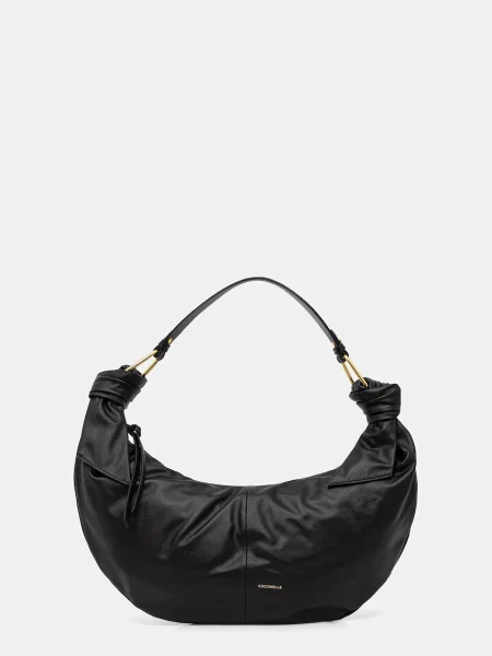 Geanta hobo Coccinelle din piele negru
