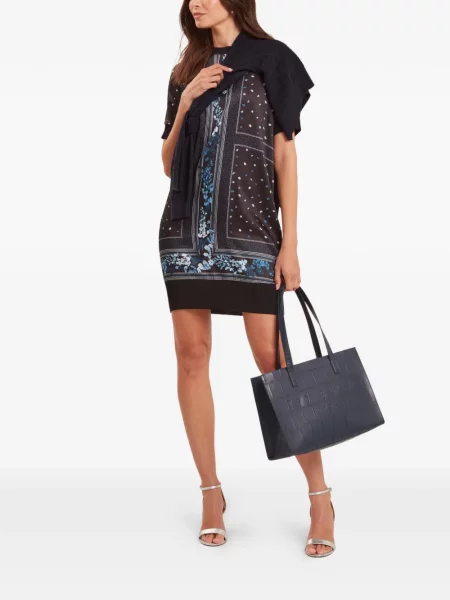 Virágos ruha Ted Baker nyomtatás fekete