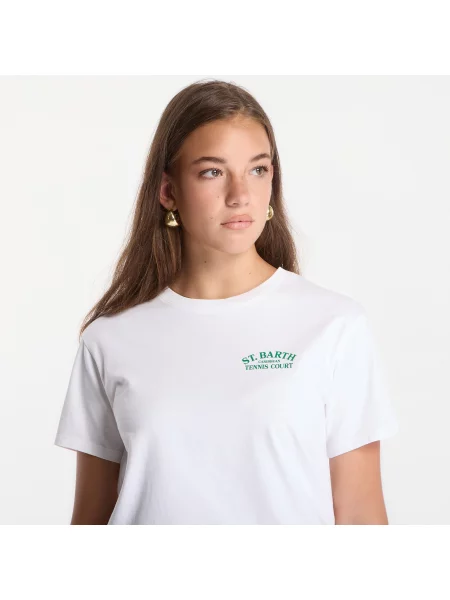 T-shirt Saint Barth Emilie T-Shirt Tennis Court XS