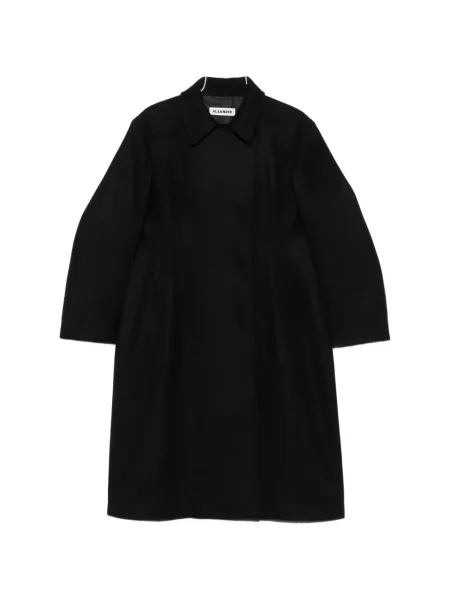 Palton Jil Sander cu două rânduri de nasturi negru