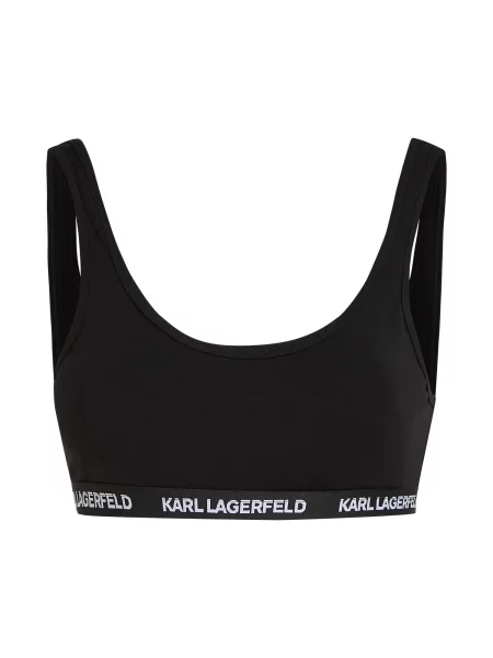 Karl Lagerfeld Sutien negru alb