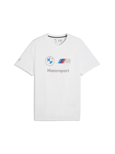 PUMA koszulka BMW M MOTORSPORT Essentials Akcesoria S biały
