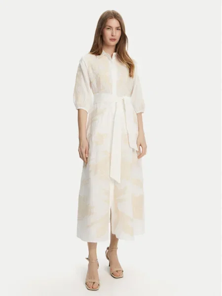 Marella Rochie tip cămașă Nota alb