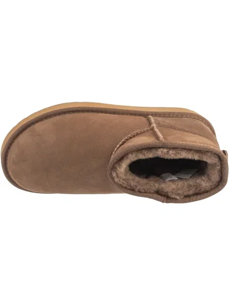 Dámske snehule EMU Australia Stinger Micro Flatform mushroom béžová