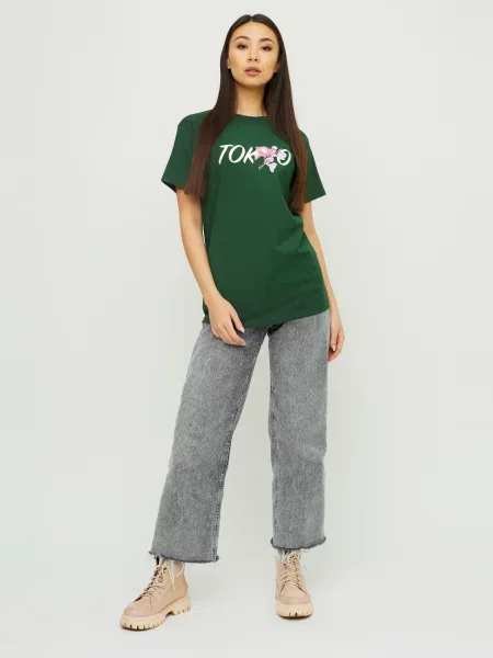 Футболка Yappi зеленая
