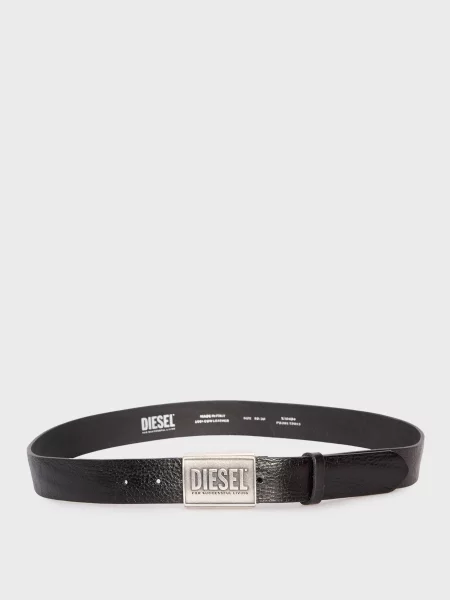 Кожаный ремень Diesel черный